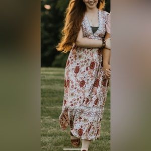 Wrap maxi dress